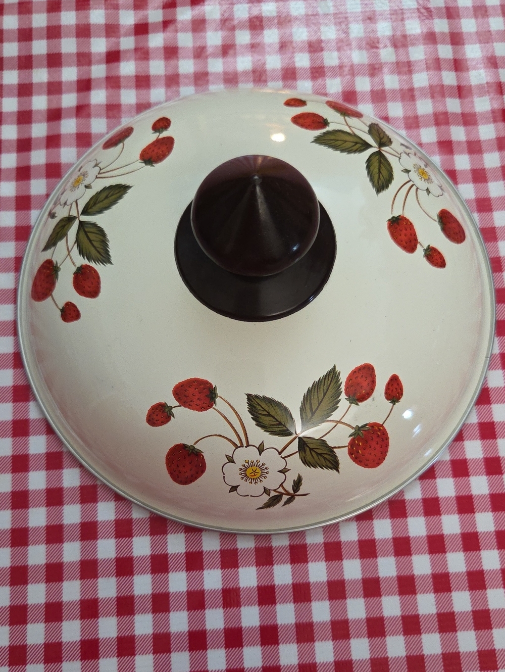 Vintage Strawberry🍓 Sheffield Strawberries'n'Cream Lid